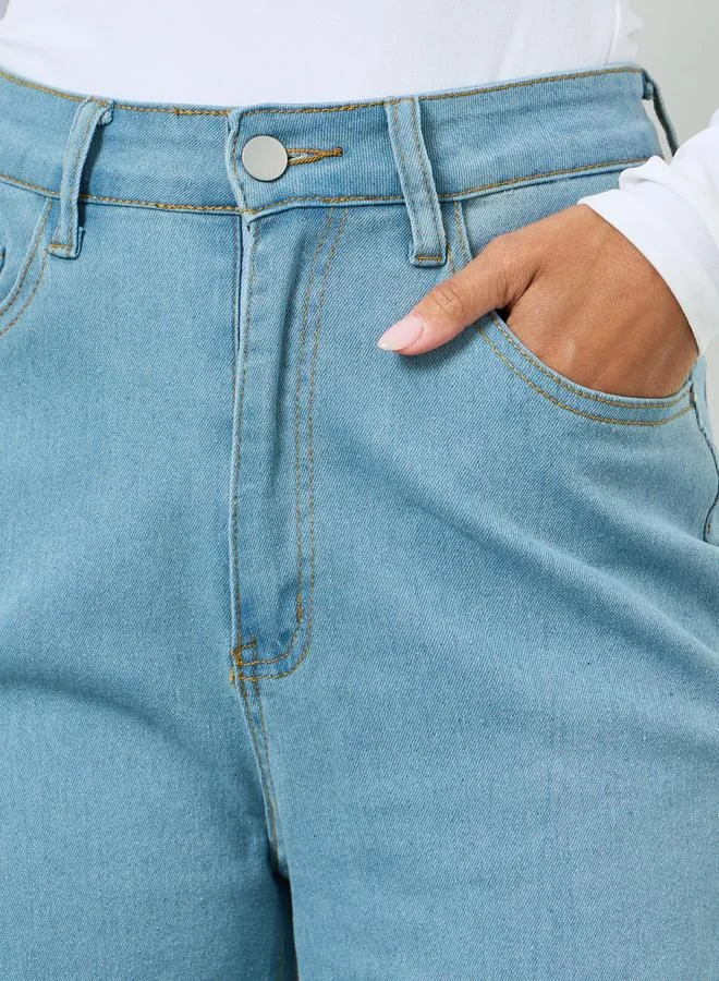 Styli Women High-Rise Wide Leg Jeans